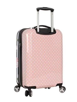 Betsey Johnson Designer 20 Inch Carry On - Expandable (ABS + PC) Hardside Luggage - Lightweight Durable Suitcase With 8-Rolling Spinner Wheels For Women (Stripe Roses) 14 Betsey Johnson Designer 20 Inch Carry On - Expandable (ABS + PC) Hardside Luggage - Lightweight Durable Suitcase With 8-Rolling Spinner Wheels For Women (Stripe Roses) -Vera Bradley Shop 41JcPmbj4RL