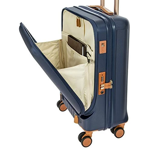 Bric's Capri 21" Spinner W/Pocket Matte Blue 5 Bric's Capri 21" Spinner W/Pocket Matte Blue - Image 3