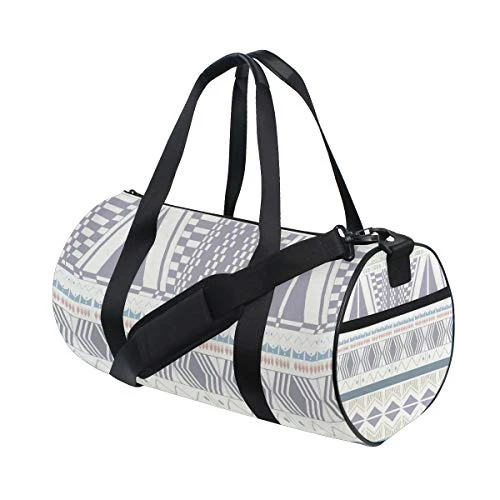 Duffel Bag Aztec Pattern Drawings Women Garment Gym Tote Bag Best Sports Bag For Boys 4 Duffel Bag Aztec Pattern Drawings Women Garment Gym Tote Bag Best Sports Bag For Boys - Image 2
