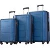 Expanable Spinner Wheel 3 Piece Luggage Set Abs Lightweight Suitcase With Tsa Lock -Vera Bradley Shop 41K0BagCXmS