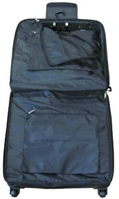 Amerileather Cowhide Leather Black 21.5-inch Wheeled Garment Bag -Vera Bradley Shop 41K94x0ilzL