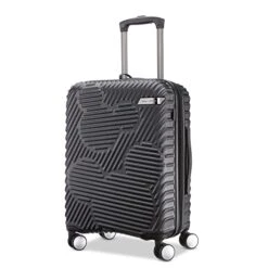 American Tourister Disney Molded Hardside Expandable Luggage With Spinner Wheels, Black, Carry-On 20-Inch
