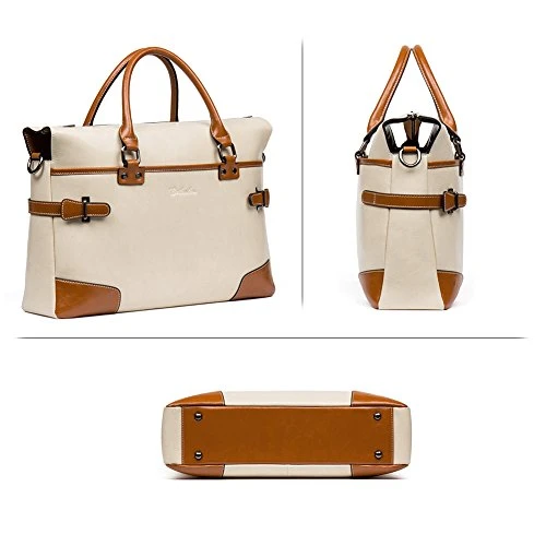 Bostanten Leather Briefcase Messenger Satchel Bags Laptop Handbags For Women 5 Bostanten Leather Briefcase Messenger Satchel Bags Laptop Handbags For Women - Image 3