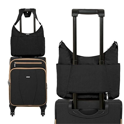 Baggallini Hobo Travel Tote, Black, One Size 6 Baggallini Hobo Travel Tote, Black, One Size - Image 4