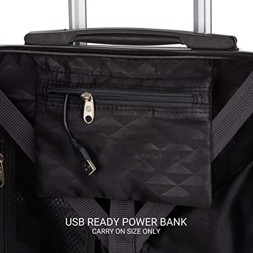 SwissGear 7272 Energie Hardside Expandable Luggage With Spinner Wheels, White, Carry-On 19-Inch 5 SwissGear 7272 Energie Hardside Expandable Luggage With Spinner Wheels, White, Carry-On 19-Inch - Image 3