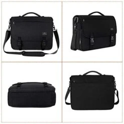 Messenger Bag For Men, Briefcases Lightweight Men's Laptop Bag 15.6 Inch Water Resistant Crossbody School Satchel Bags For Boys Computer Work Office Bag With Shoulder Strap, Black 12 Messenger Bag For Men, Briefcases Lightweight Men's Laptop Bag 15.6 Inch Water Resistant Crossbody School Satchel Bags For Boys Computer Work Office Bag With Shoulder Strap, Black -Vera Bradley Shop 41Kq3PvD60L