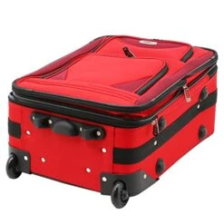 Travelers Club Skyview II Softside Luggage Set, Red, 6-Piece 21 Travelers Club Skyview II Softside Luggage Set, Red, 6-Piece -Vera Bradley Shop 41KrGnd78EL