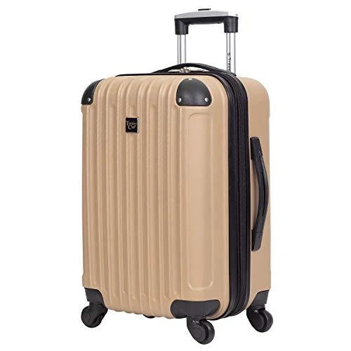Travelers Club Midtown Hardside 4-Piece Luggage Travel Set, Tan 7 Travelers Club Midtown Hardside 4-Piece Luggage Travel Set, Tan - Image 5
