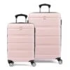 Travelpro Runway 2 Piece Luggage Set, Carry-on & Convertible Medium To Large 28-Inch Check-in Hardside Expandable Luggage, 8 Spinner Wheels, TSA Lock, Hardshell Suitcase, Powder Pink -Vera Bradley Shop 41LJZs x2uL