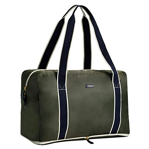 Paravel Foldable Travel Duffle Bag | Safari Green | Lightweight Carry On Bag 7 Paravel Foldable Travel Duffle Bag | Safari Green | Lightweight Carry On Bag - Image 5