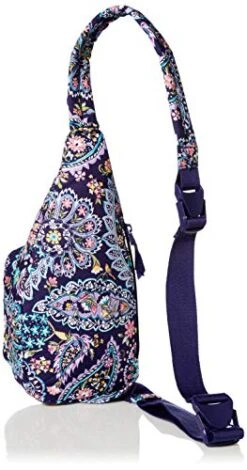 Vera Bradley Women's Signature Cotton Mini Sling Backpack, French Paisley, One Size -Vera Bradley Shop 41MAiivKLYL
