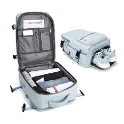 Large Travel Backpack Women, Carry On Backpack,Hiking Backpack Waterproof Outdoor Sports Rucksack Casual Daypack School Bag Fit 14 Inch Laptop With USB Charging Port Shoes Compartment -Vera Bradley Shop 41MO4Y7vnCL