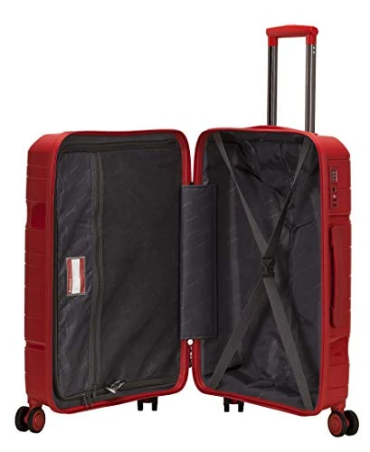 Rockland Linear 3-Piece Hardside Spinner Wheel Luggage Set, Red, (19/23/27) 5 Rockland Linear 3-Piece Hardside Spinner Wheel Luggage Set, Red, (19/23/27) - Image 3