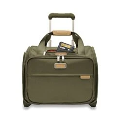 Briggs & Riley 2-Wheel Cabin Bag, Olive 23 Briggs & Riley 2-Wheel Cabin Bag, Olive -Vera Bradley Shop 41Mic6MiTML
