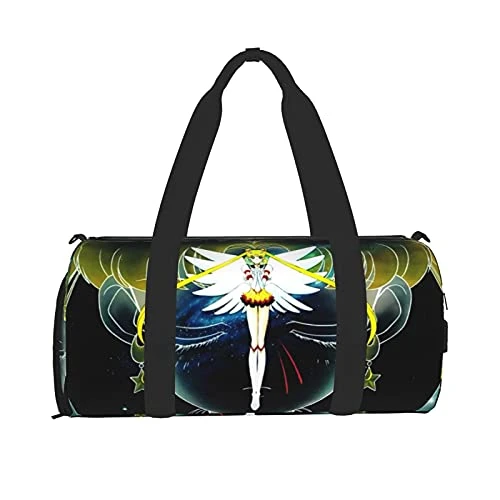 Anime Sai-lor Mo-on Sports Gym Bag With Wet Pocket & Shoes Compartment, Travel Duffel Bag Workout Bag For Men And Women 11 Anime Sai-lor Mo-on Sports Gym Bag With Wet Pocket & Shoes Compartment, Travel Duffel Bag Workout Bag For Men And Women - Image 9