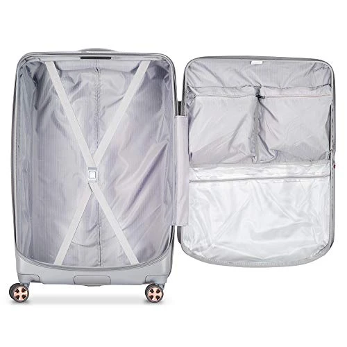 DELSEY Paris Eclipse DLX Expandable Luggage With Spinner Wheels, Harbor Gray, Checked-Large 29 Inch 5 DELSEY Paris Eclipse DLX Expandable Luggage With Spinner Wheels, Harbor Gray, Checked-Large 29 Inch - Image 3