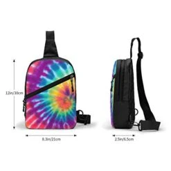 NiYoung Adults And Teen Shoulder Backpack Chest Crossbody Anti-Theft Sling Backpack Chest Bag For Travel Bike Gym, Spiral Tie Dye -Vera Bradley Shop 41NkSrG6zHL