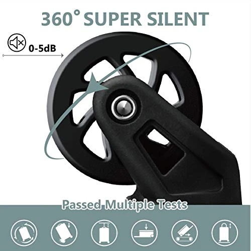 Hipack Prime Suitcases Hardside Luggage With Spinner Wheels, Green, 3-Piece Set (20/24/28) 4 Hipack Prime Suitcases Hardside Luggage With Spinner Wheels, Green, 3-Piece Set (20/24/28) - Image 2