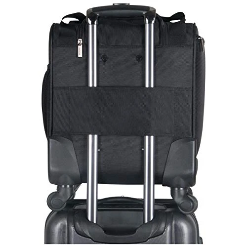 Kenneth Cole Reaction Rugged Roamer 18" Lightweight 4-Wheel Spinner 14.1" Laptop & Tablet Business Underseater Carry-On, Black 8 Kenneth Cole Reaction Rugged Roamer 18" Lightweight 4-Wheel Spinner 14.1" Laptop & Tablet Business Underseater Carry-On, Black - Image 6
