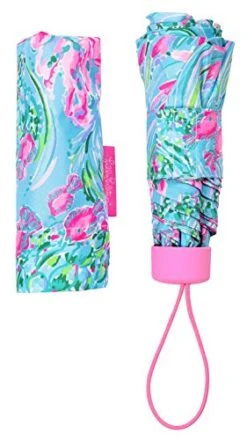 Lilly Pulitzer Women's Mini Travel Umbrella, Best Fishes 7 Lilly Pulitzer Women's Mini Travel Umbrella, Best Fishes -Vera Bradley Shop 41OgbkLyymL