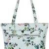 Vera Bradley Performance Twill Small Vera Tote Bag, Seawater Blooms 2 Vera Bradley Performance Twill Small Vera Tote Bag, Seawater Blooms -Vera Bradley Shop 41OpxWyvn L