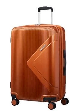 American Tourister Modern Dream Spinner 68.5cm Expandable, 70/81L - 3.7 KG Hand Luggage, 68 Cm, 70 Liters, Orange (Copper Orange)