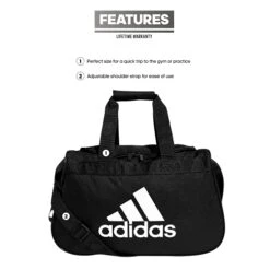 Adidas Unisex Diablo Small Duffel Bag, Black, Small 13 Adidas Unisex Diablo Small Duffel Bag, Black, Small -Vera Bradley Shop 41OssEQplWS