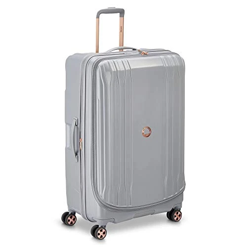 DELSEY Paris Eclipse DLX Expandable Luggage With Spinner Wheels, Harbor Gray, Checked-Large 29 Inch 3 DELSEY Paris Eclipse DLX Expandable Luggage With Spinner Wheels, Harbor Gray, Checked-Large 29 Inch