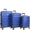Dejuno Tahoma Lightweight 3-Piece Hardside Spinner Luggage Set, Navy, One Size -Vera Bradley Shop 41PS9cTIN4L