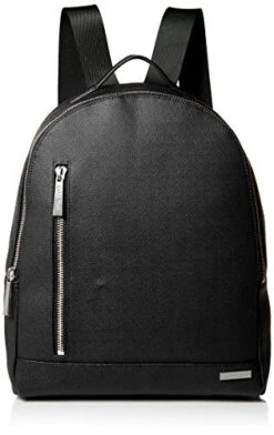 Calvin Klein Men'S Saffiano Backpack, Black