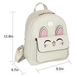 ABage Backpack Purse Set Of 4 Pieces School Daypack Handbag Shoulder Bags, Beige -Vera Bradley Shop 41Q0DxT5tsL