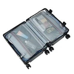 VERAGE Birmingham Aluminum Carry On Suitcase, Hardside International Spinner Luggage,Black, IATA Carry-On 20-Inch 13 VERAGE Birmingham Aluminum Carry On Suitcase, Hardside International Spinner Luggage,Black, IATA Carry-On 20-Inch -Vera Bradley Shop 41QDiPLjMoL