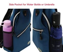 MOSISO Sling Backpack, Multipurpose Crossbody Shoulder Bag Travel Hiking Daypack, Light Teal -Vera Bradley Shop 41QXZ9J nhL