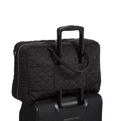 Vera Bradley Women's Performance Twill Lay Flat Weekender Travel Bag, Black, One Size -Vera Bradley Shop 41R5U0mB47L