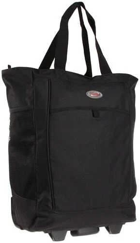 Olympia Luggage Rolling Shopper Tote,Black,One Size 4 Olympia Luggage Rolling Shopper Tote,Black,One Size - Image 2