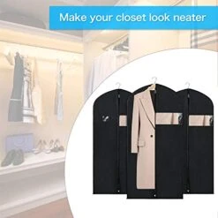 Zilink Garment Bags Suit Bags For Storage And Travel 54 Inches Breathable Dust-Proof Dress Protector Bag With Clear Window For Suit, Dresses, Winter Coat, Pack Of 3 -Vera Bradley Shop 41Ran1eh8WL