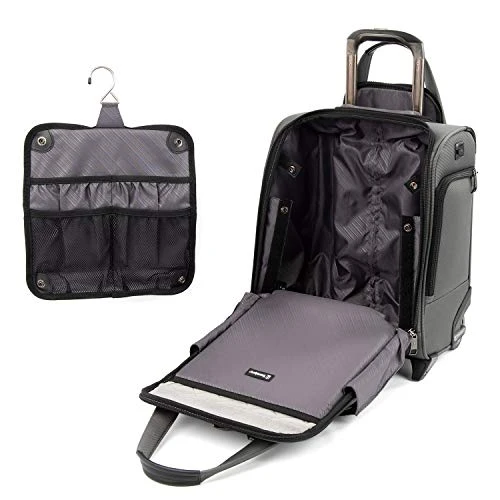 Travelpro Crew Versapack Rolling Underseat Carry-on, Titanium Grey 5 Travelpro Crew Versapack Rolling Underseat Carry-on, Titanium Grey - Image 3