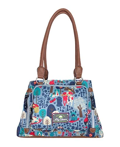 Lily Bloom Maggie Satchel Handbag (Who Let The Dogs Out) 3 Lily Bloom Maggie Satchel Handbag (Who Let The Dogs Out)