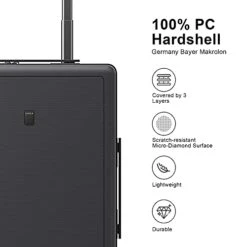 LEVEL8 Luminous Textured Medium Checked Luggage, 24β Hardshell Suitcase, Lightweight PC Textured Hardside Spinner Trolley For Luggage, TSA Approved Checked Luggage With 8 Spinner Wheels, Dark Grey, 24-Inch Checked-In 16 LEVEL8 Luminous Textured Medium Checked Luggage, 24β Hardshell Suitcase, Lightweight PC Textured Hardside Spinner Trolley For Luggage, TSA Approved Checked Luggage With 8 Spinner Wheels, Dark Grey, 24-Inch Checked-In -Vera Bradley Shop 41SA OzY5TL