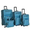 Rockland Journey Softside Upright Luggage Set, Turquoise, 4-Piece (14/19/24/28) 1 Rockland Journey Softside Upright Luggage Set, Turquoise, 4-Piece (14/19/24/28) -Vera Bradley Shop 41SGirSRwXL