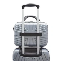 Samsonite Hers N Hers Luggage With Spinner Wheels, 2-Piece Set (BeautyCrate Plus Carry-On), Brushed Silver 12 Samsonite Hers N Hers Luggage With Spinner Wheels, 2-Piece Set (BeautyCrate Plus Carry-On), Brushed Silver -Vera Bradley Shop 41SZXHf84hL