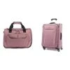 Travelpro Maxlite 5-Softside Expandable Spinner Wheel Luggage, Dusty Rose, 2-Piece Set (Tote/25) -Vera Bradley Shop 41T3TMyMwhL