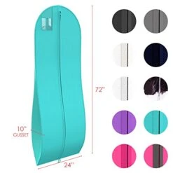 Women's Long Dress Bag – Breathable Wedding Gown Garment Bag -72x24”, 10” Gusset -Vera Bradley Shop 41TDMbIJqkL