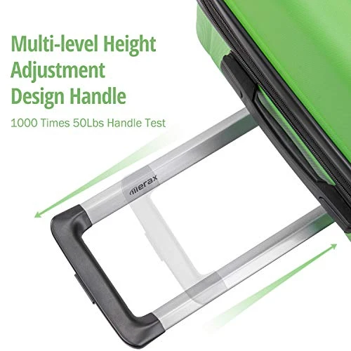Merax Luggage Set With TSA Lock, All Expandable 3 Piece Hardshell Lightweight Suitcase Set 20inch 24inch 28inch (Apple Green) 4 Merax Luggage Set With TSA Lock, All Expandable 3 Piece Hardshell Lightweight Suitcase Set 20inch 24inch 28inch (Apple Green) - Image 2