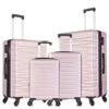 4 Piece Luggage Sets, Expandable Hardshell ABS Luggage Sets With TSA Lock Spinner Wheels Travel Suitcases Set (4 PCS, TSA Lock+Expandable, Rose Gold) -Vera Bradley Shop 41TzRYST0vL