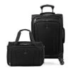 Travelpro Runway 2-piece Luggage Set, Carry On Softside Expandable 4-Wheel Spinner Suitcase & Carry On UnderSeat Luggage Soft Tote Bag, Men And Women, Black 2 Travelpro Runway 2-piece Luggage Set, Carry On Softside Expandable 4-Wheel Spinner Suitcase & Carry On UnderSeat Luggage Soft Tote Bag, Men And Women, Black -Vera Bradley Shop 41U ZwosQL