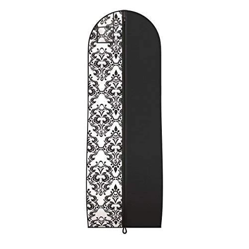 Gusseted Gown Garment Bag For Women’s Prom And Bridal Wedding Dresses - Travel Folding Loop, ID 4 Gusseted Gown Garment Bag For Women’s Prom And Bridal Wedding Dresses - Travel Folding Loop, ID - Image 2