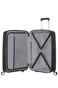 American Tourister [amerikantu-risuta-] Sound Box Saundobokkusu Suitcase Spinner 77 cm Free Reloaned Fiduciary Size Ekisupandaburu Function Guaranteed 97.0l 77 cm 4.2kg G 01003  - Black - -Vera Bradley Shop 41UAFK VzgL