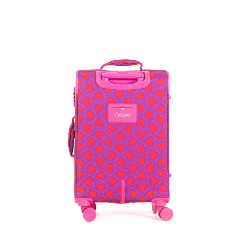 Cloe By Agatha Ruiz De La Prada Carry-On 20 Inch Luggage With 360º-spinner Wheels In Magenta Color 11 Cloe By Agatha Ruiz De La Prada Carry-On 20 Inch Luggage With 360º-spinner Wheels In Magenta Color - Image 9
