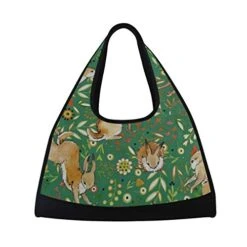 Gym Bag Green Bunny Rabbiter Leaf Easter Women Yoga Canvas Duffel Bag Crossbody Tennis Racket -Vera Bradley Shop 41URRyzbAaL 45e4b68b f67e 4508 8375 83f4235b91ce